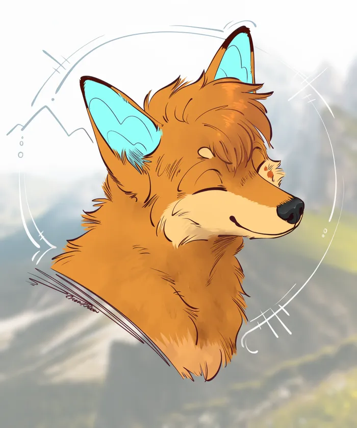Mountain Breeze — commission of Dizzy