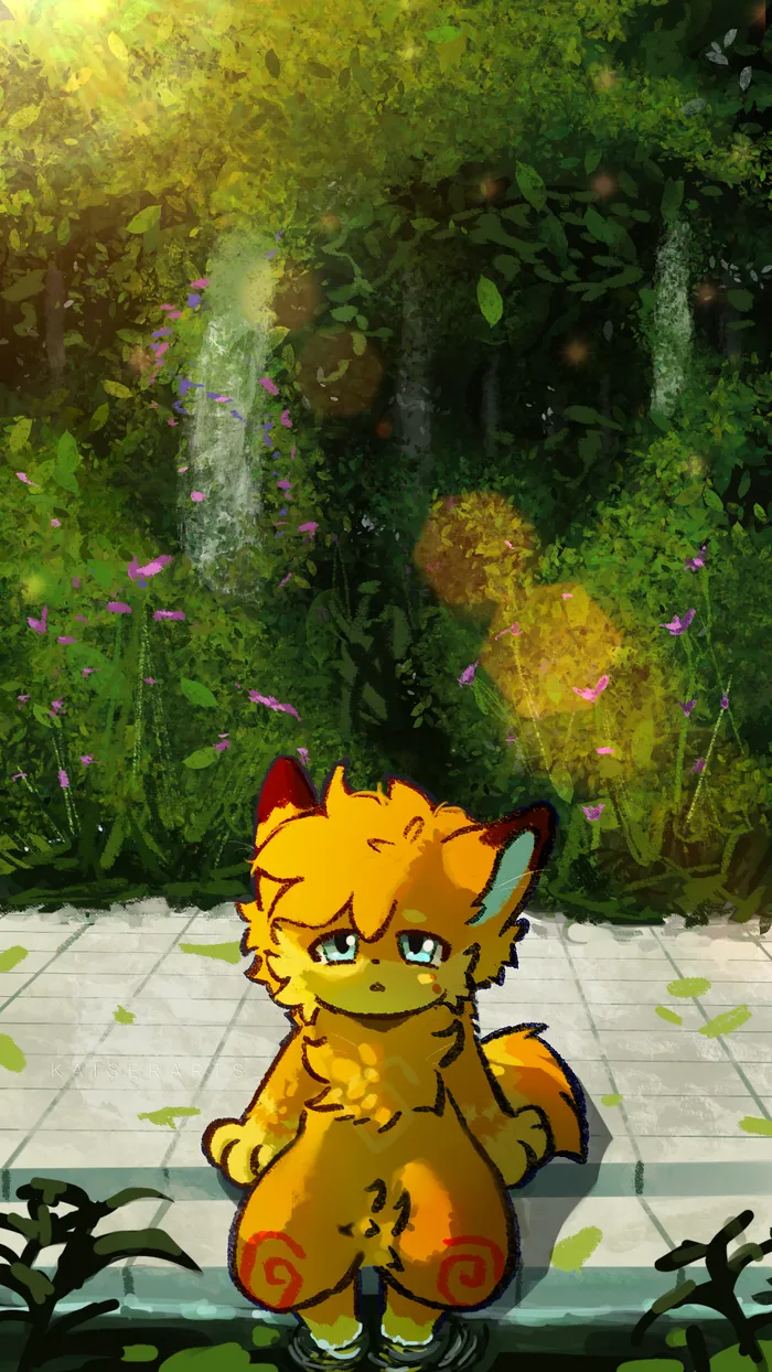 Quiet Garden — commission of Dizzy